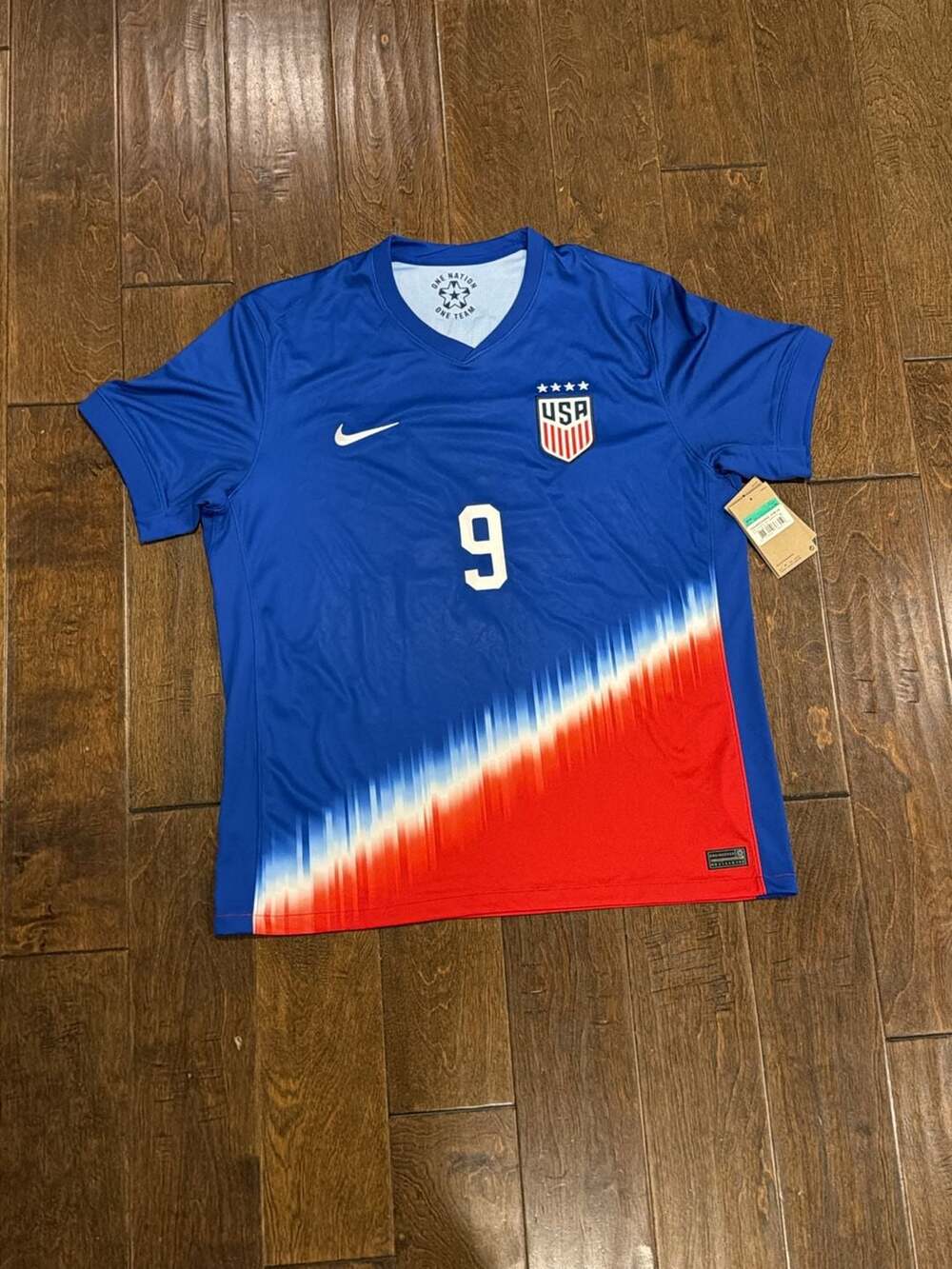 Nike USA WNT Mallory Swanson #9 2024 Away Dri-Fit Soccer Jersey - XL mens